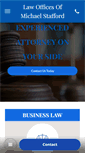 Mobile Screenshot of michaelstaffordlaw.com