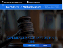 Tablet Screenshot of michaelstaffordlaw.com